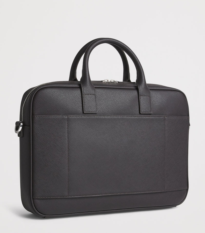 Emporio Armani Saffiano Leather Briefcase, UK version