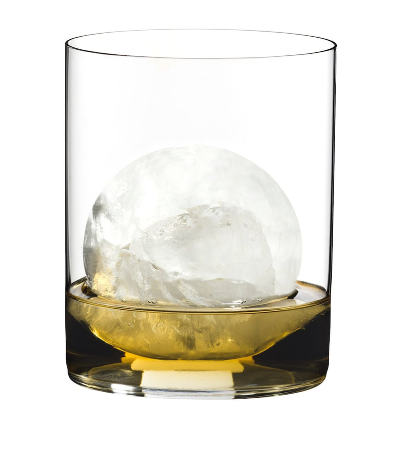 Set of 2 Crystal Water Glasses 430ml with Minimalist Design