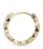 Maria Tash invisible set diamond hoop earring 9.5mm, imported from the UK