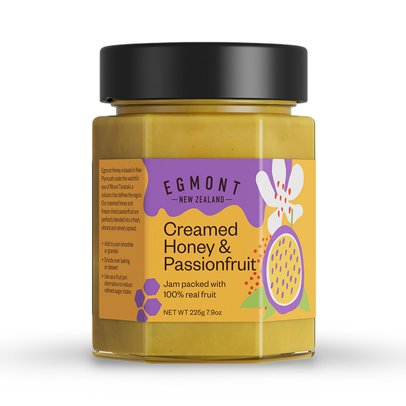 Egmont Creamed Honey Passionfruit 225g - British product