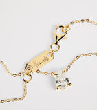 Harrods yellow gold diamond pendant necklace 0.75ct, UK version