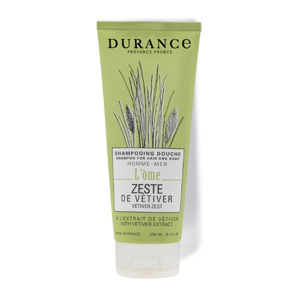 Durance Shampoo Body Wash Vetiver Zest 200ml - British product