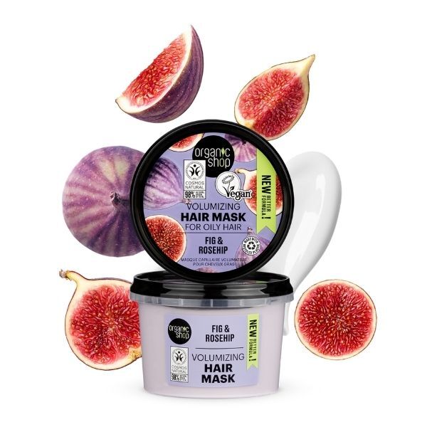 Organic Shop Volumizing Hair Mask for Oily Hair 250ml, UK version