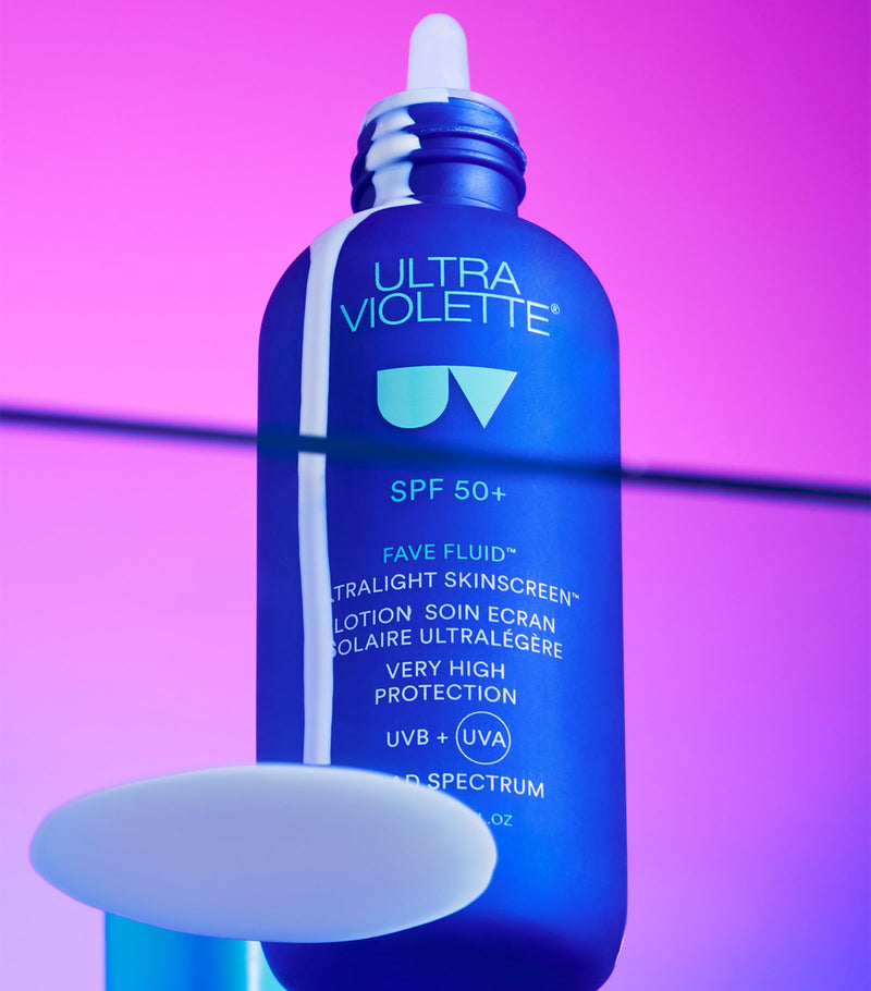Ultra Violette Fave Fluid SPF 50+ Ultralight Skinscreen 75ml (British brand)