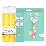 Venus Comfortglide Coconut Olay Blades Refill Bundle with Gel (British brand)