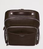 Aspinal of London pebbled leather reporter zipped backpack (British brand)