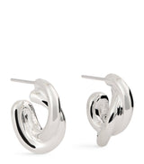Harrods LIÉ STUDIO Sterling Silver The Diana Hoop Earrings 1.5cm- Buy online at McGrocer