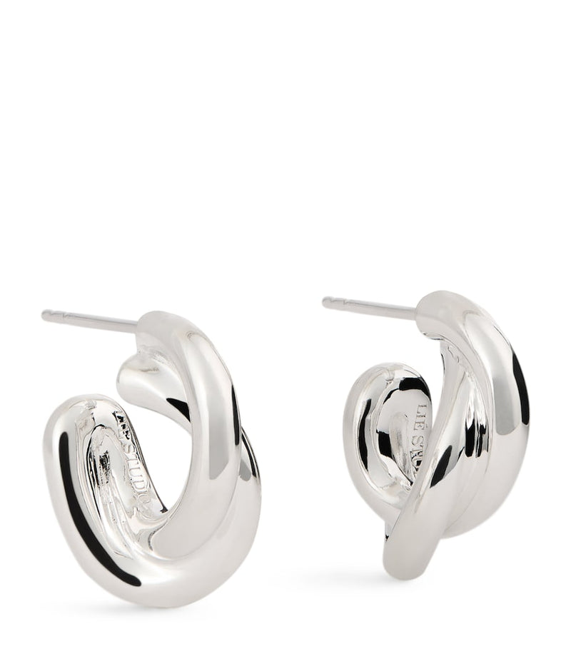 LIÉ STUDIO Diana hoop earrings 1.5cm, imported from the UK