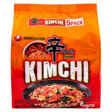 Nongshim Shin Kimchi ramyun noodles 5 pack, imported from the UK
