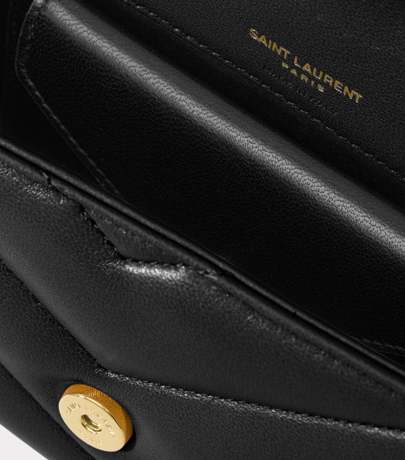 Saint Laurent Mini Loulou shoulder bag matelassé lambskin (British brand)