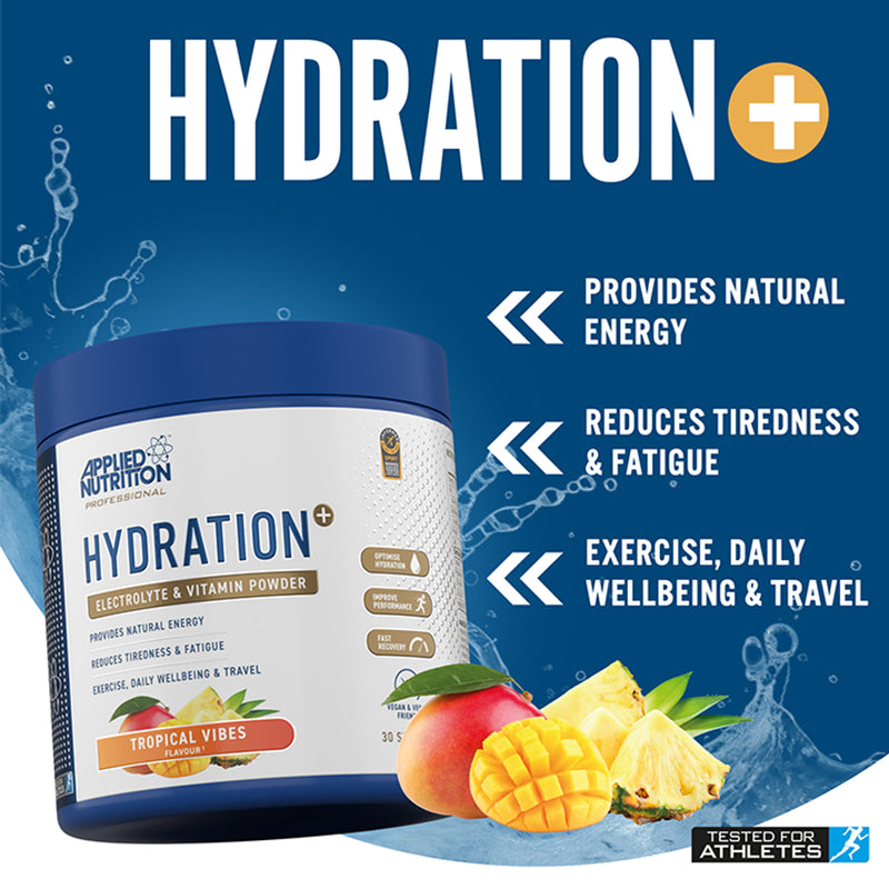 Hydration+ Powder Tropical Vibes 240g, UK version