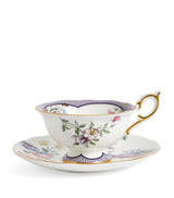 Harrods Wedgwood Fortune Teacup and Saucer Fine Bone China 150ml- Buy online at McGrocer