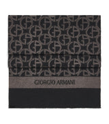 Harrods Giorgio Armani Wool Logo Scarf 175cm x 40cm- Buy online at McGrocer