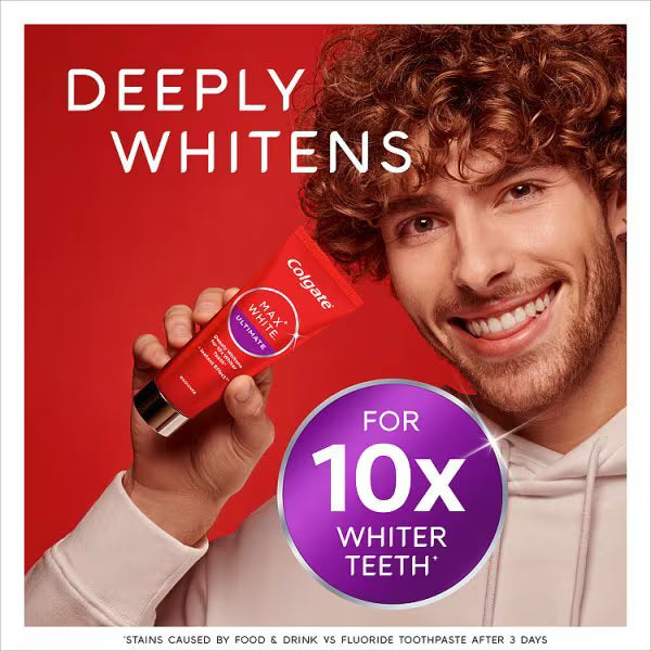 Colgate Max White Ultimate Radiance Toothpaste 75ml - British product