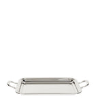 Greggio silver-plated Georgian tray with handles 33.5cm x 20.5cm, UK version