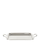 Greggio silver-plated Georgian tray with handles 33.5cm x 20.5cm, UK version