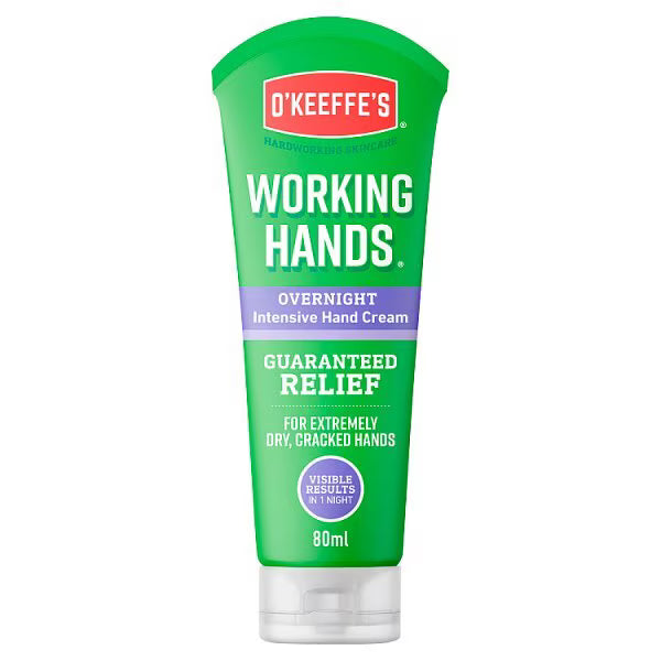 O'Keeffe's Working Hands Overnight cream 80ml, imported from the UK