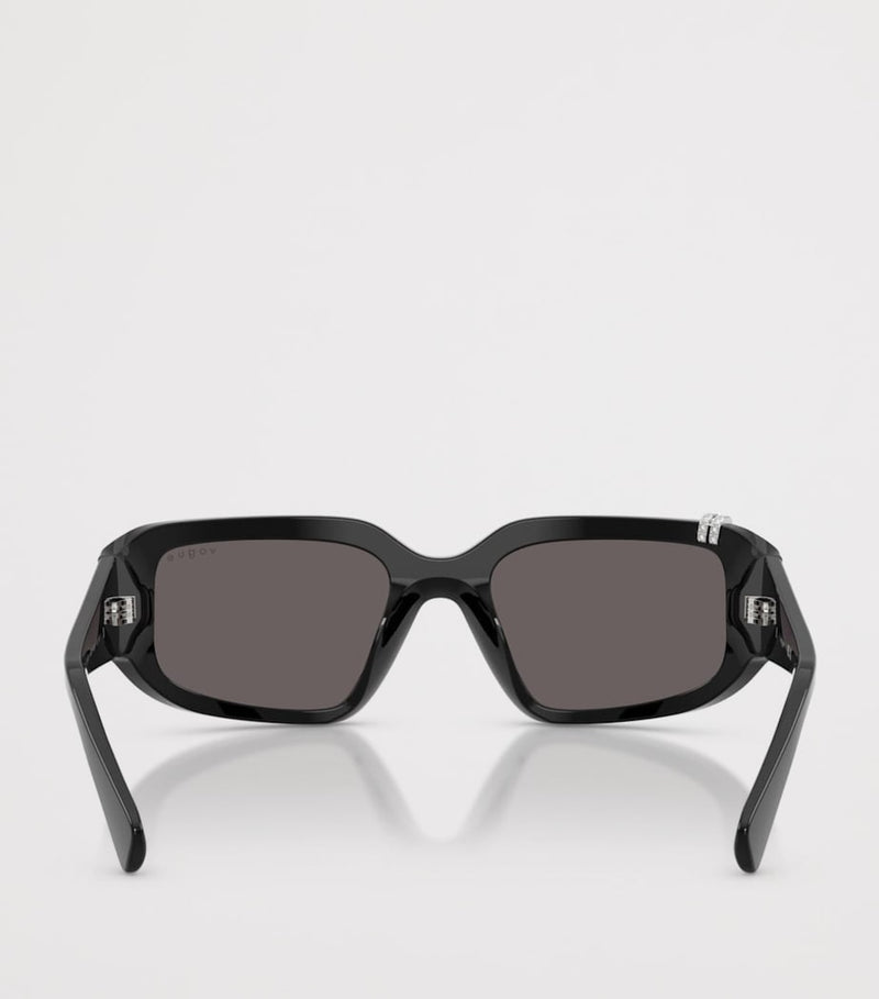 Vogue rhinestone irregular sunglasses (British brand)