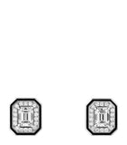 Boucheron white gold diamond Vendôme Liseré earrings, UK version