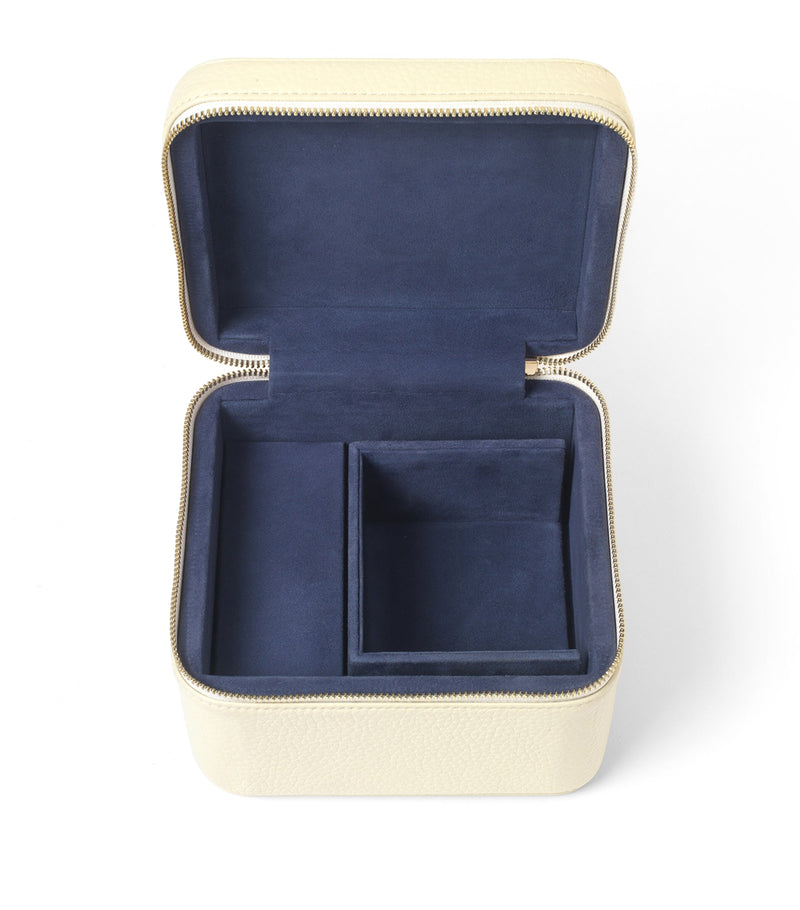 Clé de Peau Beauté skincare gift set with serum and cream in leather vanity case - British product