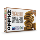 Holland & Barrett Diablo Sugar Free Vanilla Sandwich Cookie with Cocoa Cream 176g- Buy online at McGrocer