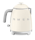 Smeg mini retro kettle with stainless steel handle and base (British brand)