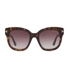 TOM FORD rectangle sunglasses tortoiseshell - British product