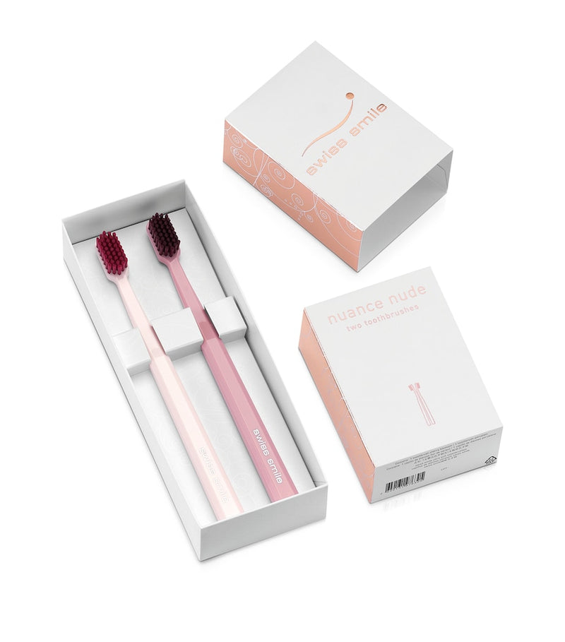 High-Bristle Count Manual Toothbrush Set (2 Pieces)