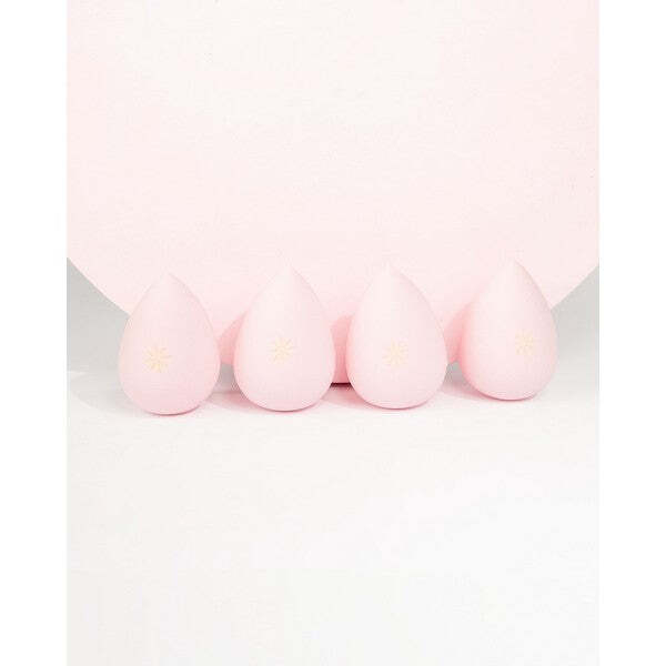 Ensemble de boules d'éponges pour le teint Brushworks, 4 pièces - Produit britannique