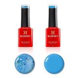 Bluesky gel polish mini duo blue floral - British product