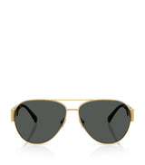 Harrods Versace Metal VE2289 Pilot Sunglasses- Buy online at McGrocer