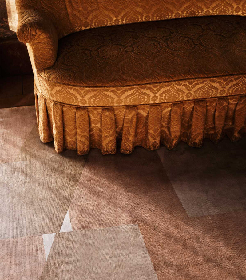 The Rug Company Crux Auburn handmade wool and silk rug, 183cm by 274cm (British brand)