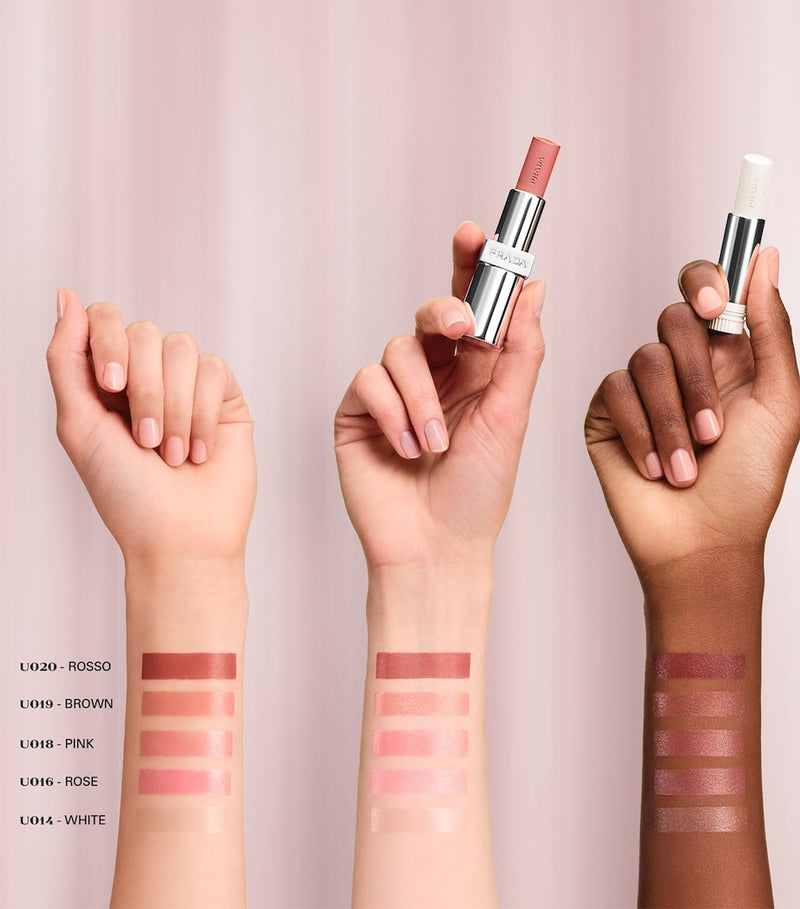 Prada Beauty Light Glowing Lip Colour, imported from the UK
