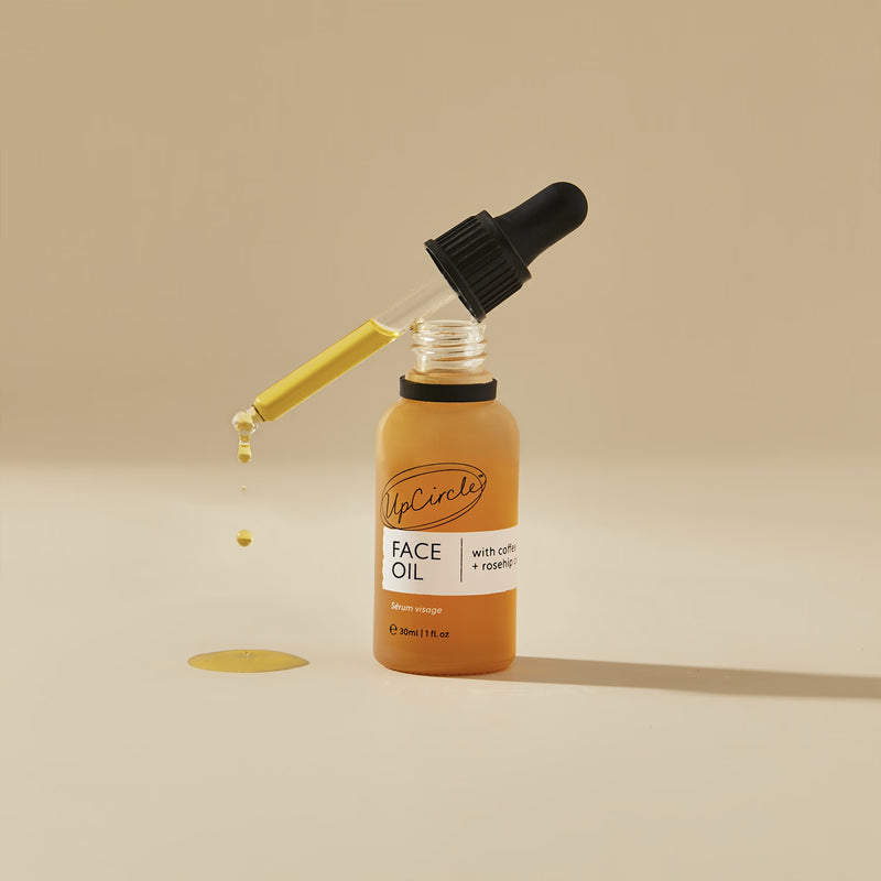 UpCircle Organic Face Oil Coffee Rosehip Jojoba 30ml (British brand)