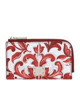 Harrods Dolce&Gabbana Leather Zipped Majolica Card Holder- Buy online at McGrocer