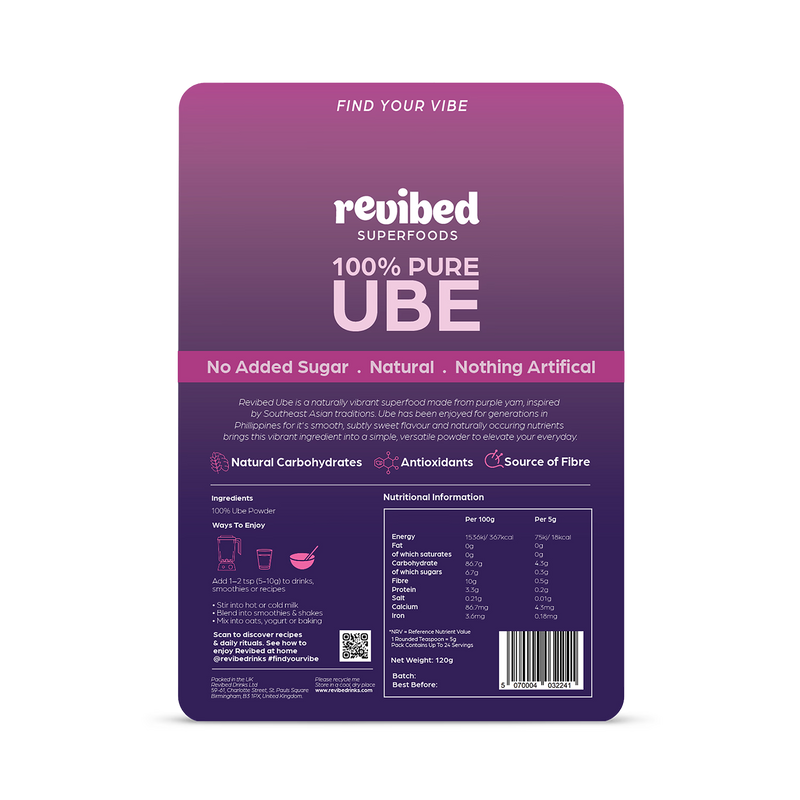 Revibed ube powder 120g - British product