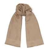 Harrods Jimmy Choo Emani Silk-Wool Logo Scarf 140cm x 140cm- Buy online at McGrocer