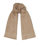Jimmy Choo silk-wool logo scarf 140cm - British product