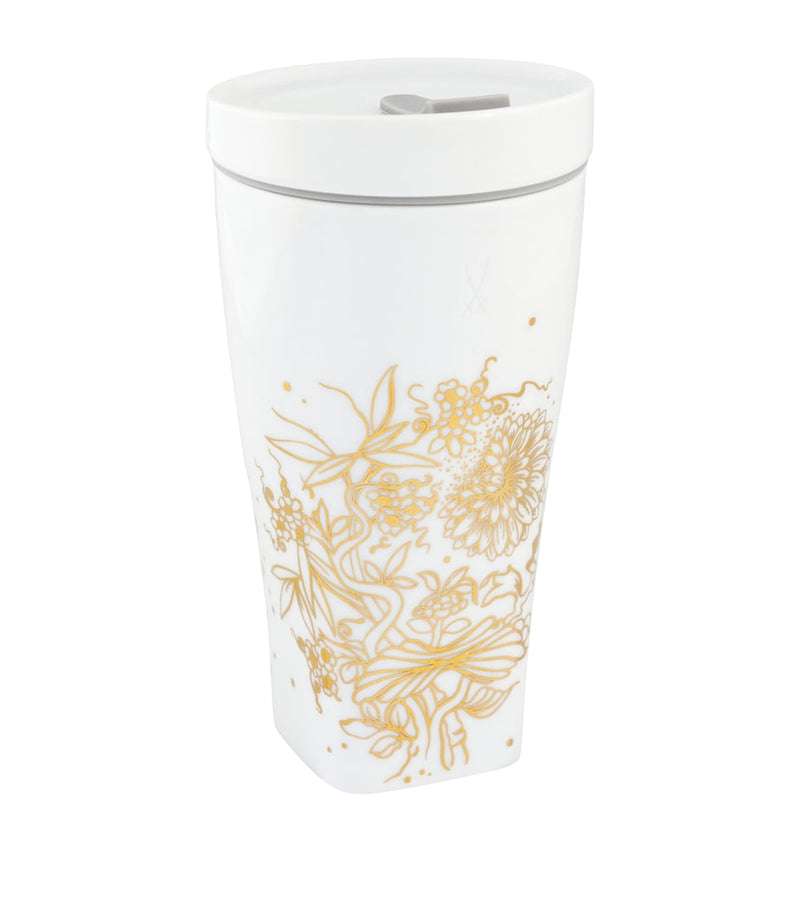 Meissen Golden Onion travel mug 350ml, UK version