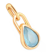 Harrods Astrid & Miyu Gold-Plated March Birthstone Charm- Buy online at McGrocer