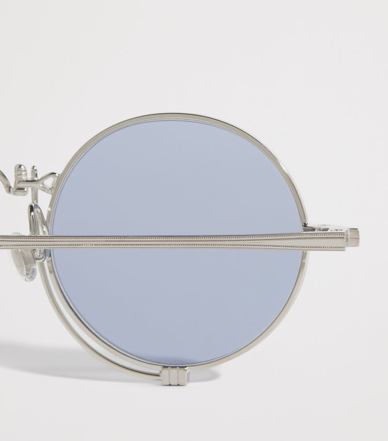 Matsuda round 10601H titanium sunglasses, UK version