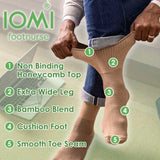 IOMI Diabetic Socks Bamboo Extra Wide 3 Pack, UK version