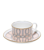 O.W.London Loop teacup and saucer fine bone china (British brand)
