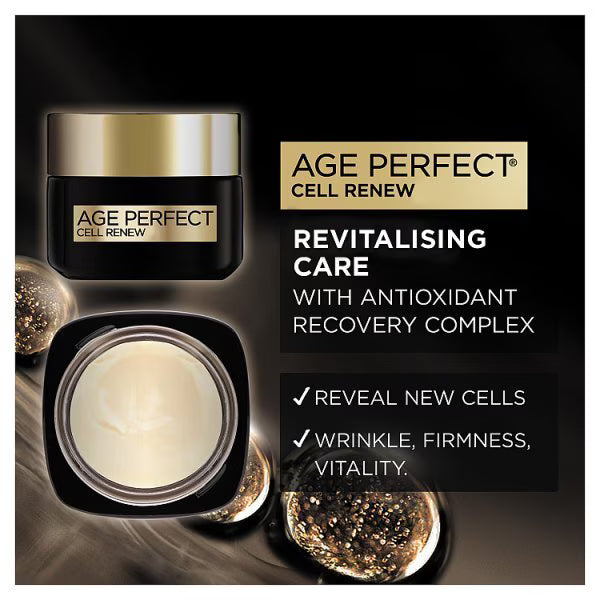 L'Oreal Paris Cell Renew Day Cream 50ml, imported from the UK