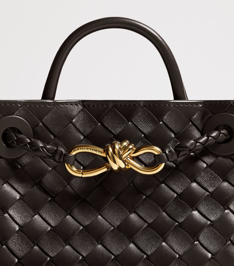 Bottega Veneta Andiamo mini leather top-handle bag - British product