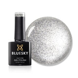 Bluesky Silver Stardust Gel Polish - British product