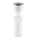 GINORI 1735 porcelain Il Letterato candle holder - British product