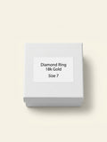 Cartier Grain de Café diamond ring 18ct yellow-gold - British product