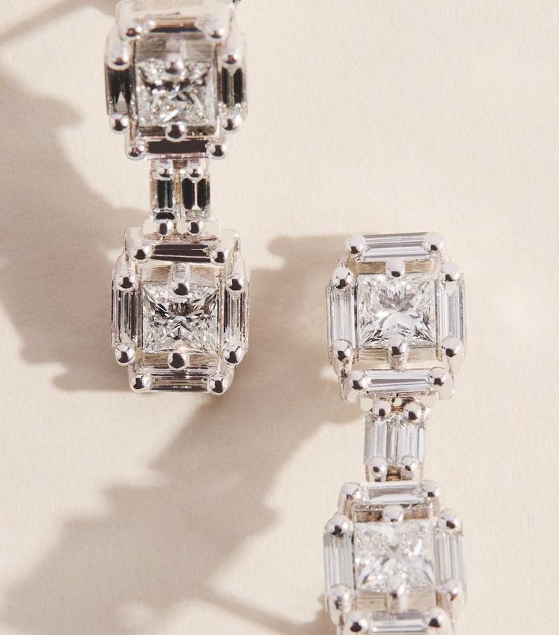 Suzanne Kalan Princess drop earrings, imported from the UK