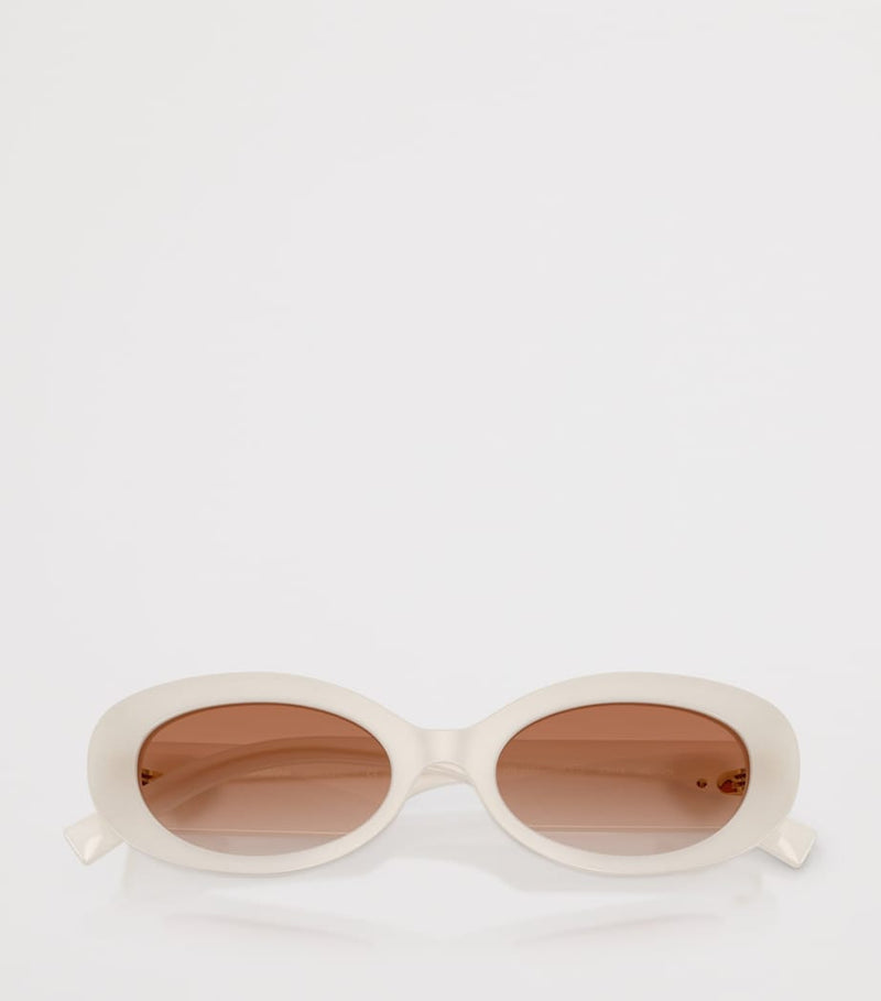 Dolce&Gabbana oval sunglasses in opaline finish, imported from the UK